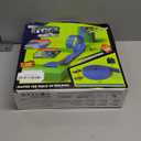 KETIEE Flex Tracks 16Ft for Kids: Flexible Race Car Ramp Track with 4 Small Racecars and 8 Suction Cups Compatible with Diecast 1/64th Cars, Rolls Up Portable Racetrack for Ages 3 & Up (Blue)