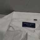 Alimens & Gentle Men's Dress Shirt Regular Fit Stretch Stain Shield Long Sleeve Solid Business Wedding Button Down Shirts Size L