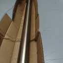 Ivilon Drapery Window Curtain Rod - End Cap Style Design 1 Inch Pole. 48 to 86 Inch Color Warm Gold