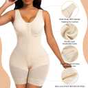 SHAPERX Women's Fajas Colombianas Tummy Control Shapewear Postpartum Full Body Shaper Butt Lifter Bodysuit (Yellow, S)
