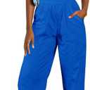 ReachMe Womens Running Onesie Athletic Romper Pants Hiking Outfits One Piece Workout Jumpsuits with Pockets (Medium, Royal)