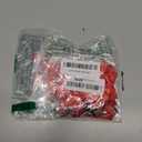 Mini Hair Bows for Women Girls Cute Hair Clips Small Alligator Long Tail Hair Ribbon Accessories -3 Styles -22P - Red (1 Count (Pack of 22))