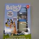 Bluey Decorate Your Own Water Bottle, Repositionable Stickers, Great For Bluey Birthday Parties, Summer Sports, and More, Reusable BPA-Free Water Bottle for Kids Ages 3, 4, 5, 6