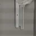 Ceiling Curtain Track, Curtain Track with Roller Hooks, 9ft - 12ft Ceiling Mounted Rail Set for Room Divider, White