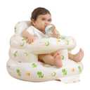 AGITVPS Upgrade Inflatable Baby Seat with Tray for Babies 3-36 Months, Built in Air Pump Bumbo Seat with Tray, Baby Chair Sit Me up Floor Seat for Baby, Learning to Sit&Feeding (Surround-Dinosaur)