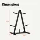 Amazon Basics Weight Plate Tree Rack