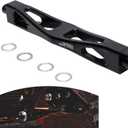 JFG RACING Pegs Support Brace for Surron Light Bee,Bridge Design CNC 7075 Aluminum Peg Brackets for Dirt Bike Sur Ron Light Bee X and S/X160/X260-Black