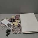 17 Pcs Winter Tiered Tray Decor Winter Snowman Tiered Decorations Set Snowflake Reindeer Table Centerpieces Decor Wooden Signs Table Decoration Without Tray for Farmhouse Party (Brown)