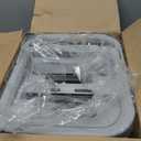 JOYMOOP Mop and Bucket with Wringer Set, Hands Free Flat Floor Mop and Bucket, with 3 Washable Microfiber Pads, Wet and Dry Use, Floor Cleaning System