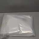 8x20ft Clear Tarp with Grommets, Upgraded Edge Heat Fused Tear Resistant Clear Heavy Duty Tarps, Clear Vinyl Tarps for Patio Fencing, Rain, Wind, Cold, Chicken Coops,and MoreWindproof Rope+Zip Tie