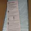 Basics LeakProof Dog and Puppy Potty Training Pee Pads with QuickDry 5Layer Surface, Standard Absorbency, Giant Size, 27.5 x 44 Inch, Blue & White, 40Pack