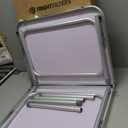 Folding Camp Table Small, 24''L x16''W with Adjustable Height Legs, Indoor Outdoor Lightweight Portable Aluminum Dining Table for Picnic Camping 2-Feet（2 Heights 10"/19"）