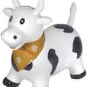 Kindsgut Bouncy Animal Hopper Cow for Children, Designed in Germany, Playful and Modern Colors, air Pump Included, Indoors and Outdoors