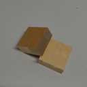 Remerry 8 Pieces Acrylic Display Block 2 x 2 x 1 Inch Clear Polished Acrylic Square Display Cube Block Stand Holder for Rings Jewelry Ornaments