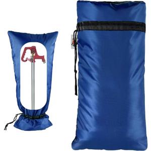 XXL Outdoor Faucet Covers for Winter, 3M Thinsulate Insulation Faucet Freeze Protector, 25H x 13W for Garden Lawn Faucets & Yard Hydrant, Waterproof Insulated Spigot Cover Faucet Sock  Blue