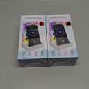 2 PCs Phone Holder Wavy Led Light & Mirror