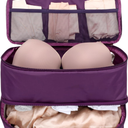Cambond Travel Underwear Organizer Bag - Lightweight Bra Organizer, Portable Expandable Compression Packing Cubes, Underwear Storage Bag for Women