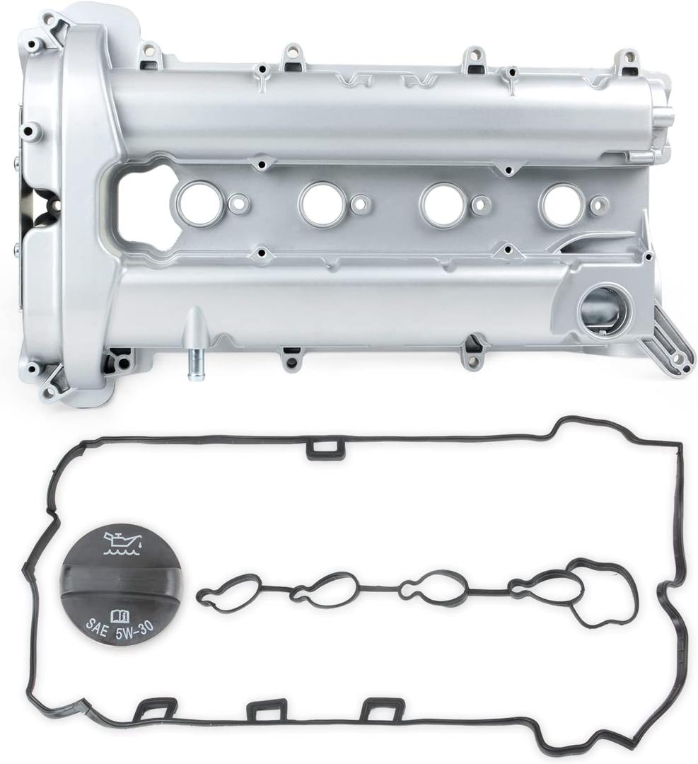 MITZONE Valve Cover Compatible with 2010-2017 GMC Terrain Chevy Equinox Captiva Malibu Buick LaCrosse Regal Verano 2.4L Replace 12610279 12610280