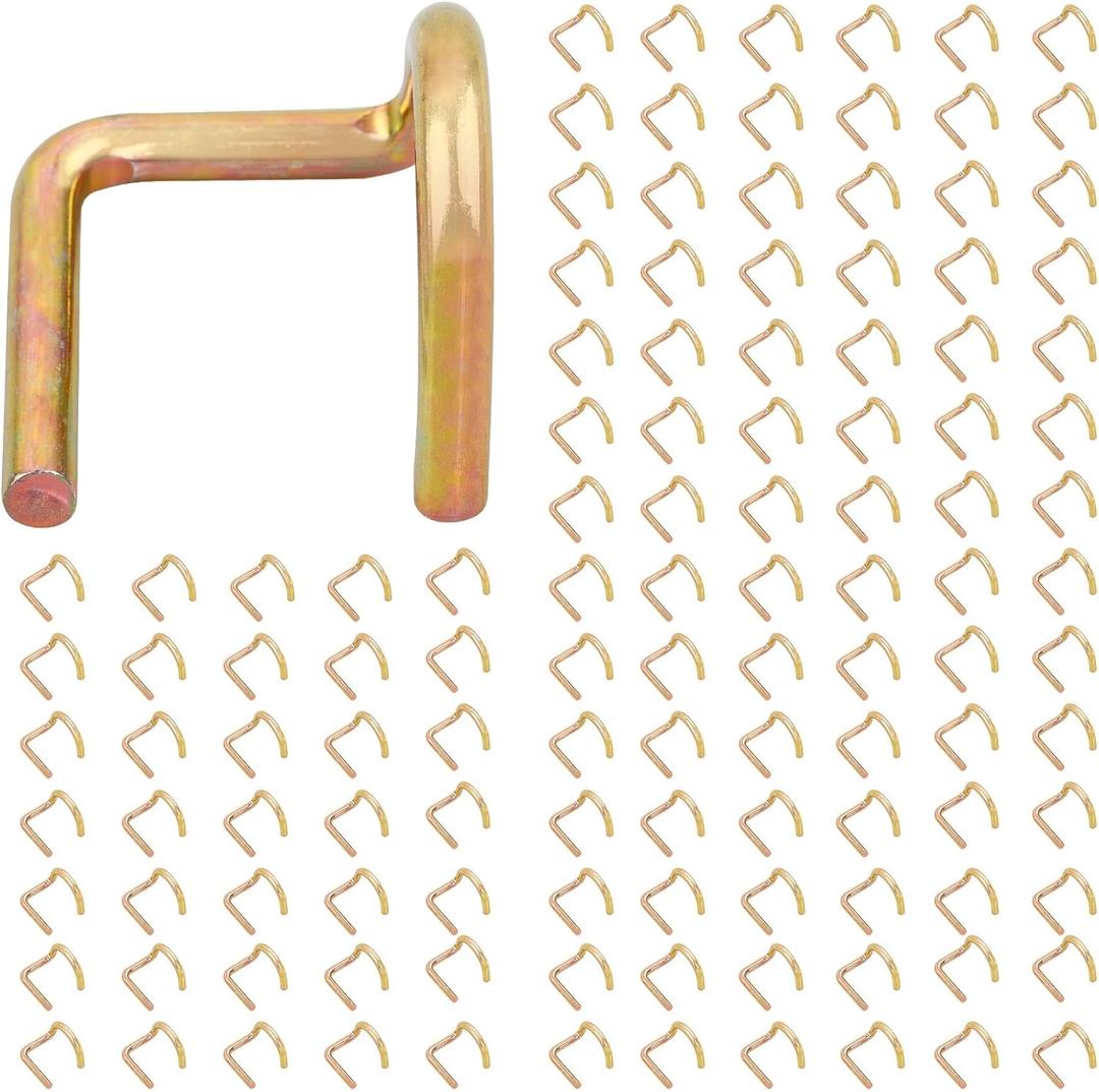 120 Pcs G Pins for Scaffolding 2" Gravity Locking Pins, PTP Pig Tail Pins for Steel Scaffold Construction