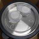 18/8 Stainless Steel Salad Bowl Kit - 74oz, Mixing Bowls with Lids Set, Teakwood - Comes with 1.7oz Condiment Container and Removable Tray for Organization - Leak-Proof, Dishwasher Safe (Mirror)