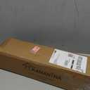 KAMANINA Black Curtain Rod 1 Inch Single Drapery Rods 72 to 144 Inches (6-12 Feet), Heavy Duty Curtain Rods for Windows 66 to 144 Inch, Marbled Finials