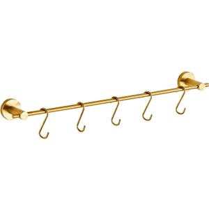 22 Inch Kitchen Utensil Hanger with 5 Hooks