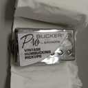 1 Set ProBucker Alnico 2 Classic Vintage Humbucker Bridge&Neck Pickups 4-Conductor (Chrome Braided Wire)
