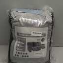 ULTICOR Velvet 8-Pieces Recliner Sofa Covers Stretch Reclining Couch Covers for 3 Cushion Reclining Sofa Slipcovers Furniture Covers Thick Soft Washable (3 Seater Recliner Cover, Light Grey)