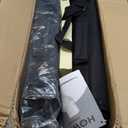 VIVOHOME 35W Padded Heating Stadium Seats with 20000mAh Power Bank, 2 Pack Heated Bleacher Chairs with Back Support, 3 Levels of Heat, Comfortable for Various Sports Events (Black and Gray)