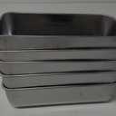 5 Pack Loaf Pans for Baking Bread, 9 x 5 Inch Stainless Steel Deep Meatloaf Pan Set