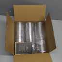 AOZITA 100 Sets, 9 oz Clear Plastic Cups With Flat Lids No Hole, Disposable Cups With Lids for Ice Cream, Pudding, Cake, Snacks Smoothie, Milkshake, Cold Drinks