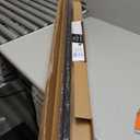 BlastHome® Non-Adjustable Luxury Curtain Rods for Windows, 1 ¼” Rod Set, 4 1/2 foot Fixed Length, Tuxedo Black