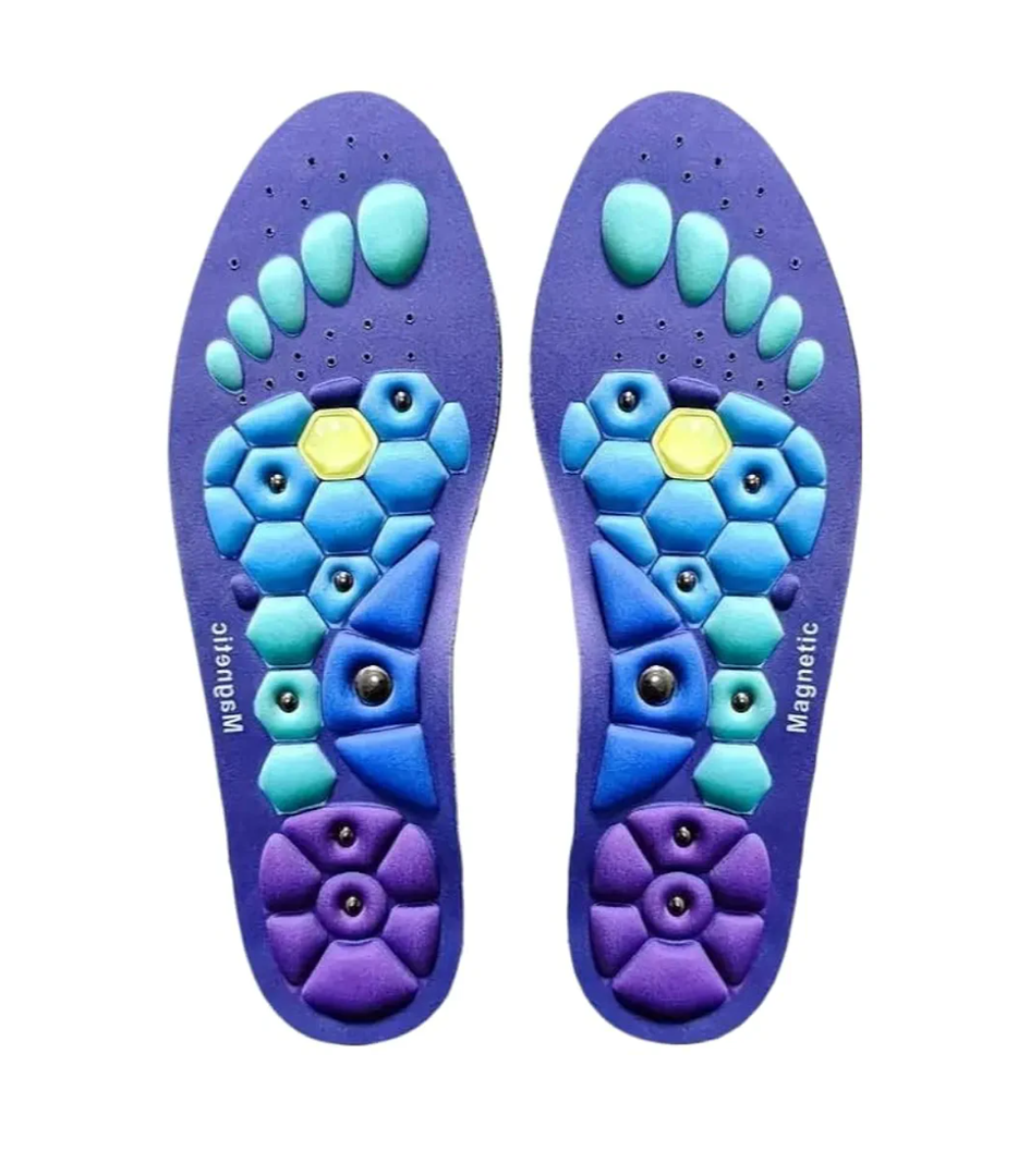 Unisex Comfortable Foot Massage Insoles, 1 Pair Colorful Foot Cushion for Work Boots, Sports & Outdoor Active Accessories for Outdoor Sports and Travel