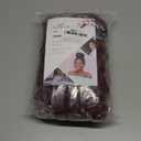 Niseyo Wild Locs 18 Inch Distressed New Faux Locs with Curly Ends 8 Packs Long Soft Pre-looped Goddess Crochet Hair (118#, Burgundy)