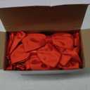 JaGely 40 Pcs Men's Bow Ties Pre Tied Tuxedo Formal Adjustable Clip On Bow Satin Bowtie for Men Costume Wedding Party (Red)