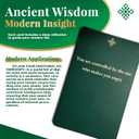 50 Strategic Wisdom Cards - Timeless Philosophy Deck for Leadership & Mastery - Premium High-Gloss Insight Deck for Executive Growth & Decision Making - Elegant Gift for Success (Dark Green)
