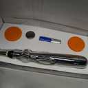 3-in-1 Massage Acupuncture Pen, Electronic Pain Relief Therapy, Meridian Energy Massager Pen Self Massage Tools Muscle Healing with Massaging Gel (Copper)