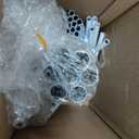 Flacchi Smart Christmas Outdoor Tree Lights - Star Tree Topper with Removable Bracket, App Control, Sync with Music, Waterfall Colored Lighted for Holiday Decorations (8.8FT/ Rope Lights)