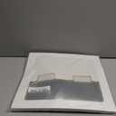 PABUES Baby Boxes with 4 PCS Letters for Baby Shower White Clear Balloon Box Blocks Gender Reveal Decorations and Birthday Party (White)