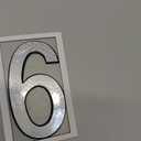 4 Inch Reflective House Numbers for Outside, VONDERSO High-Intensity Reflective Self-adhesive Mailbox Numbers, Durable ABS Base for House Plaques, Mailbox, Yard, Garage  Plaque Number 6