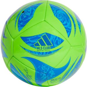 adidas MLS Soccer Ball (3, Green/Glory Blue/Solar Blue)