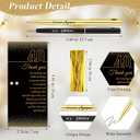 Feifeiya 25 Sets 40th Birthday Party Favors for Guests Black Gold Awesome Ballpoint Pens with Thank You Cards Appreciation Gifts for Women Men Birthday Souvenirs Anniversary Party Supplies