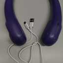 KIDEE Portable Neck Fan, Hands Free Bladeless Fan Rechargeable, 4000mAh Battery Operated USB Wearable Personal Fan, Upgraded Air Volume, 3 Speeds (Purple)