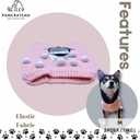 2 x Cute Sweater for Dogs and Cats Soft Flannel Pet Outfit Warm and Cozy Animal Hoodie Small to Large Pet Clothes for Halloween Parties and Everyday Wear (Large, Pink Pinguin)