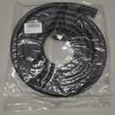 Heavy Duty Automotive Door Weather Stripping 10Ft Car Door Rubber Edge Trim Seal Strip Gasket with Side Bulb for Car Bus Camper Boat RV Truck Doors