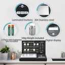 Weigh Gram 200g Digital Pocket Gram Scale 0.01g Accuracy, 200g x 0.01g Mini Digital Grams Scale, Small Food Scale, Jewelry Scale, Ounces Grains Scale With100g Calibration Weight