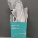 Water Dental Flosser Cordless Oral Irrigator with 300ml 5 Tips 4 Modes USBCharger Portable Travle Irrigation Cleaner IPX7 Electric Irrigador Dental for Teeth Cleaning (White)