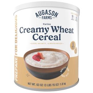 Augason Farms Creamy Wheat Cereal Can (EXP 08/02/26)