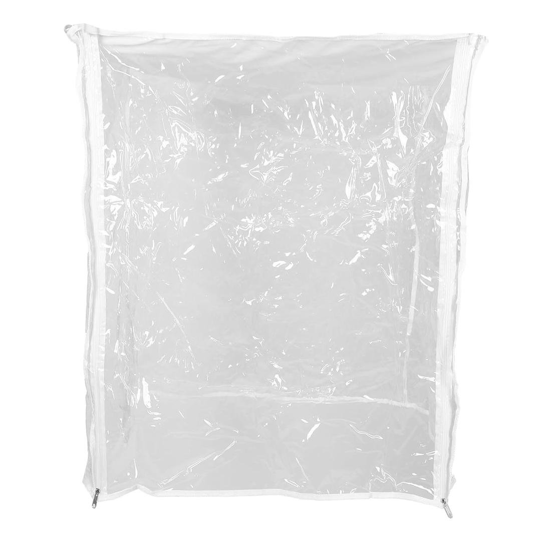 Cabilock Protective Cover for Bun Pan Rack 28X23X33 Inch PVC Reusable Dust Shield Bakery Supply Kitchen Bread Maker Accessory