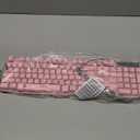 Orzly Pink Gaming Keyboard RGB USB Wired Rainbow Keyboard Designed for PC Gamers, PS4, PS5, Laptop, Xbox, Nintendo Switch, RX250 Hornet Edition